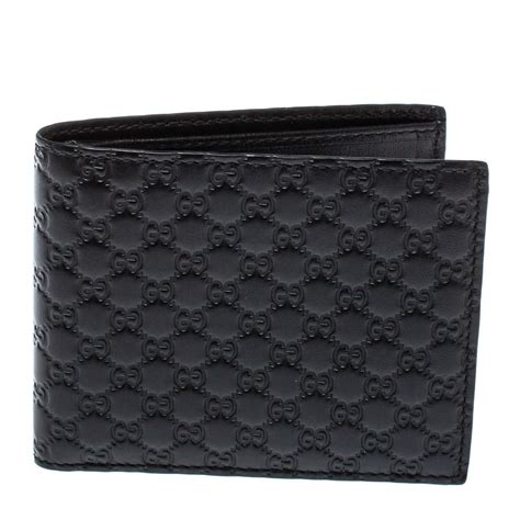 gucci wom bifold wallet|gucci bifold wallet microguccissima black.